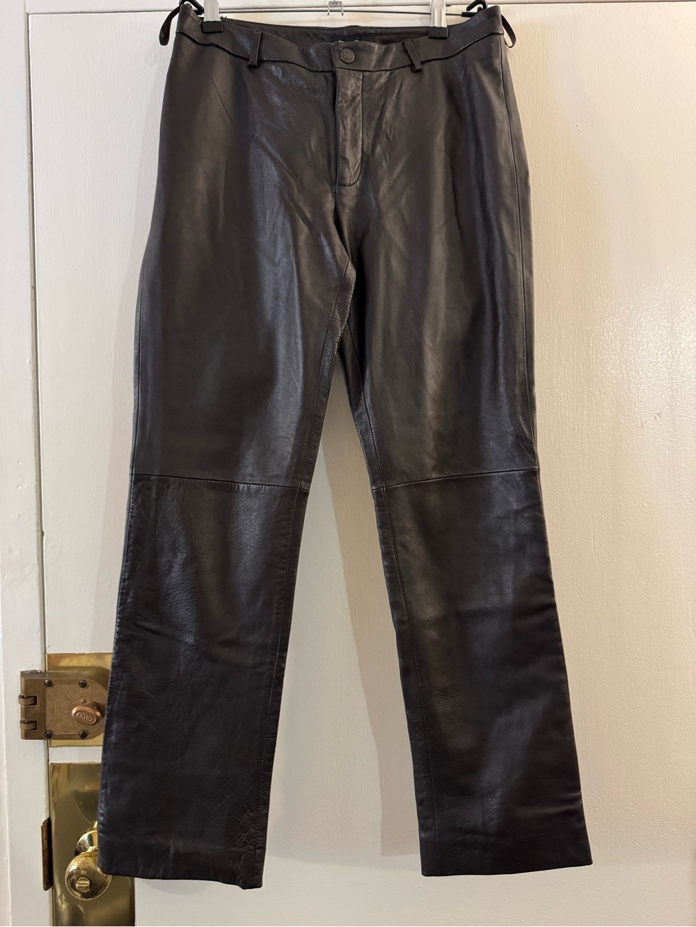 True Grit Vintage Brown Leather Pants Size 6